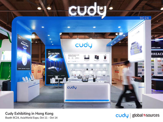 Cudy Exhibits at Hong Kong Global Sources Show