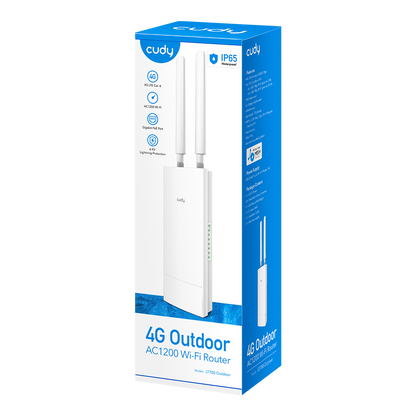 Outdoor/Indoor 4G Cat 6 AC1200 Wi-Fi Router, LT700 Outdoor 1.0
