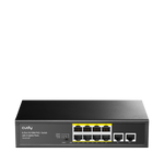 8-FE PoE Switch with 2 Uplink FE, FS1010P 2.0