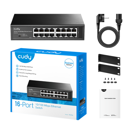 16-Port 10/100 Mbps Ethernet Switch, FS1016 1.0