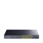 16-GbE PoE Switch with 2 Uplink SFP, GS1020PS2 2.0