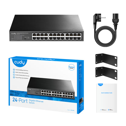 24-Port-Gigabit-Unmanaged-Switch, GS1024 2.0