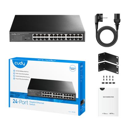 24-Port Gigabit Unmanaged Switch, GS1024 3.0