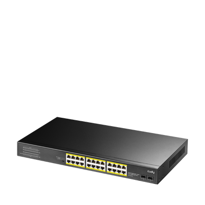 24-GbE PoE Switch with 2 Uplink SFP, GS1028PS2 2.0