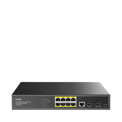 8-GbE PoE L2 Managed Switch with 2-SFP, GS2008PS2 1.0
