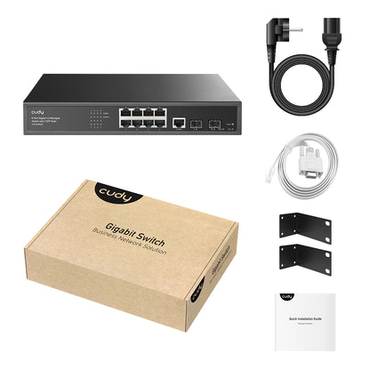 8-GbE 2-SFP L2 Managed Gigabit Switch, GS2008S2 1.0