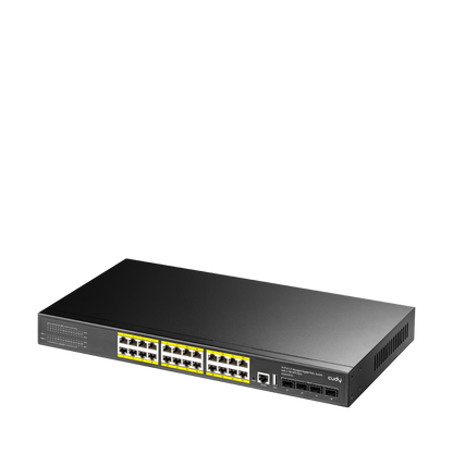 24-GbE PoE L3 Managed Switch with 4-SFP+, GS5024PS4 1.0
