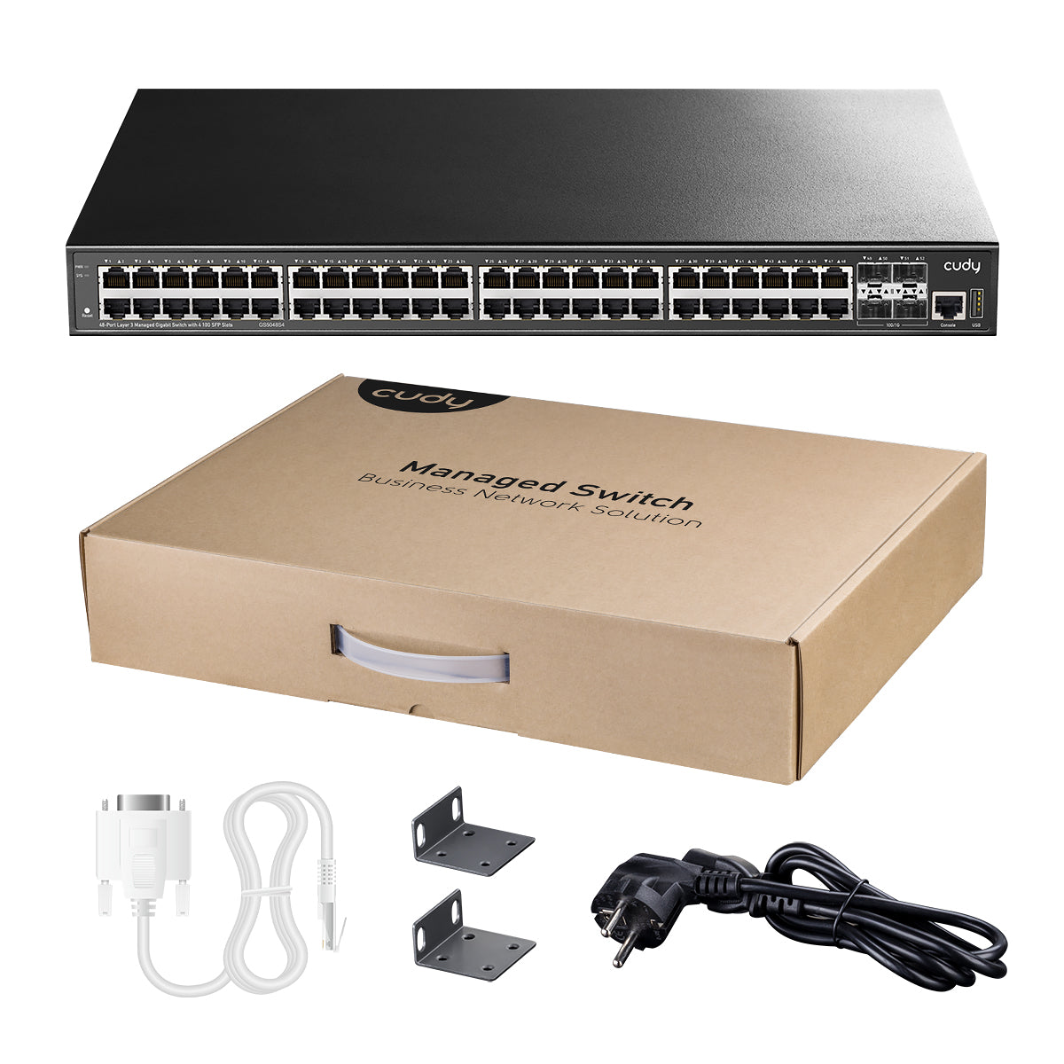 48-GbE 4-SFP+ L3 verwalteter Gigabit-Switch, GS5048S4 1.0