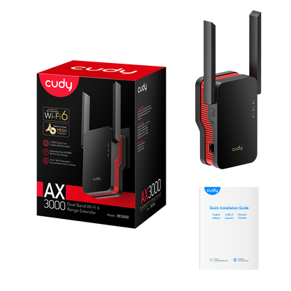 AX3000 Mesh Wi-Fi 6 Range Extender, RE3000 1.0