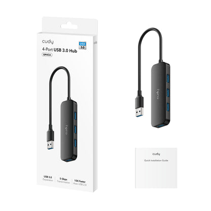 Concentrador USB 3.0 de 4 puertos, UH40A 1.0