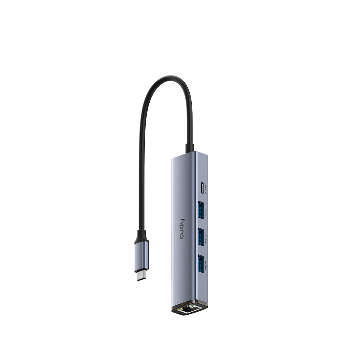 5-In-1 USB-C Hub with Gigabit Ethernet Port, UH605 1.0