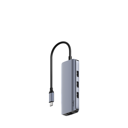 6-In-1 USB-C Hub with Gigabit Ethernet Port, UH606 1.0