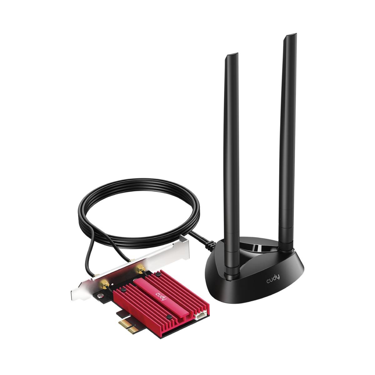 BE9300 Wi-Fi 7 Bluetooth 5.4 PCI-E Adapter, WE9300S 1.0