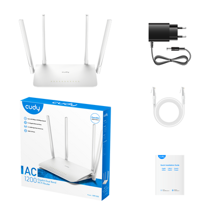 Enrutador Wi-Fi de malla Gigabit AC1200, WR1300 2.0