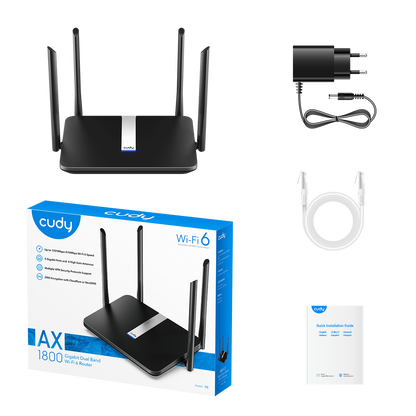 Gigabitowy router Wi-Fi 6 AX1800, X6 1.0